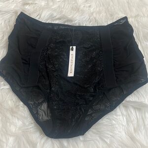 NWT Stylestalker Black Mesh Lace Rachelle Briefs Size S